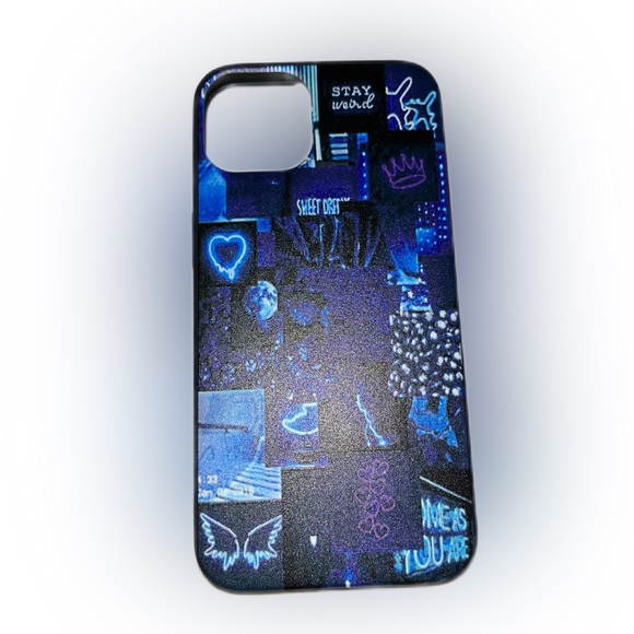 Blue Aesthetic Soft Phone Case For IPhone 13, iPhone 14 Plus NWOT - Picture 2 of 2